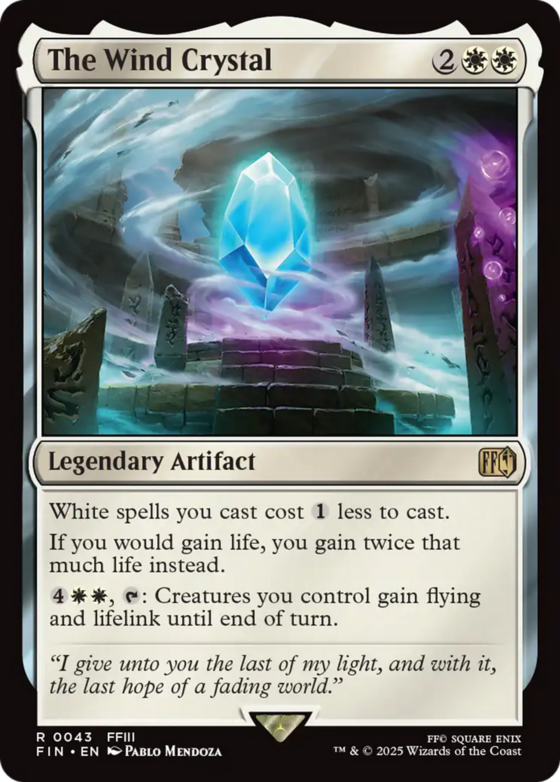 The Wind Crystal — Final Fantasy — Magic: The Gathering