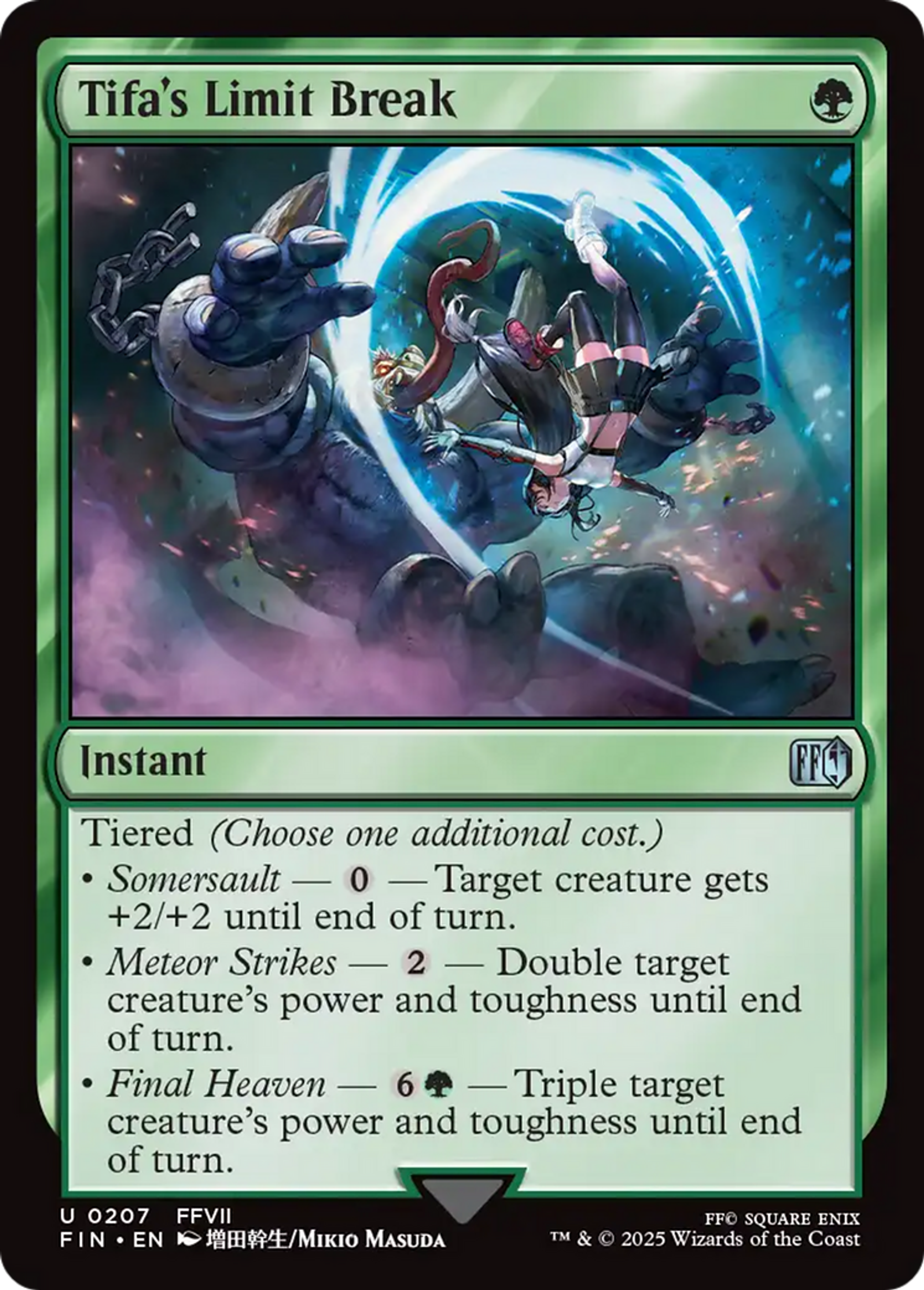 Tifa's Limit Break — Final Fantasy — Magic: The Gathering