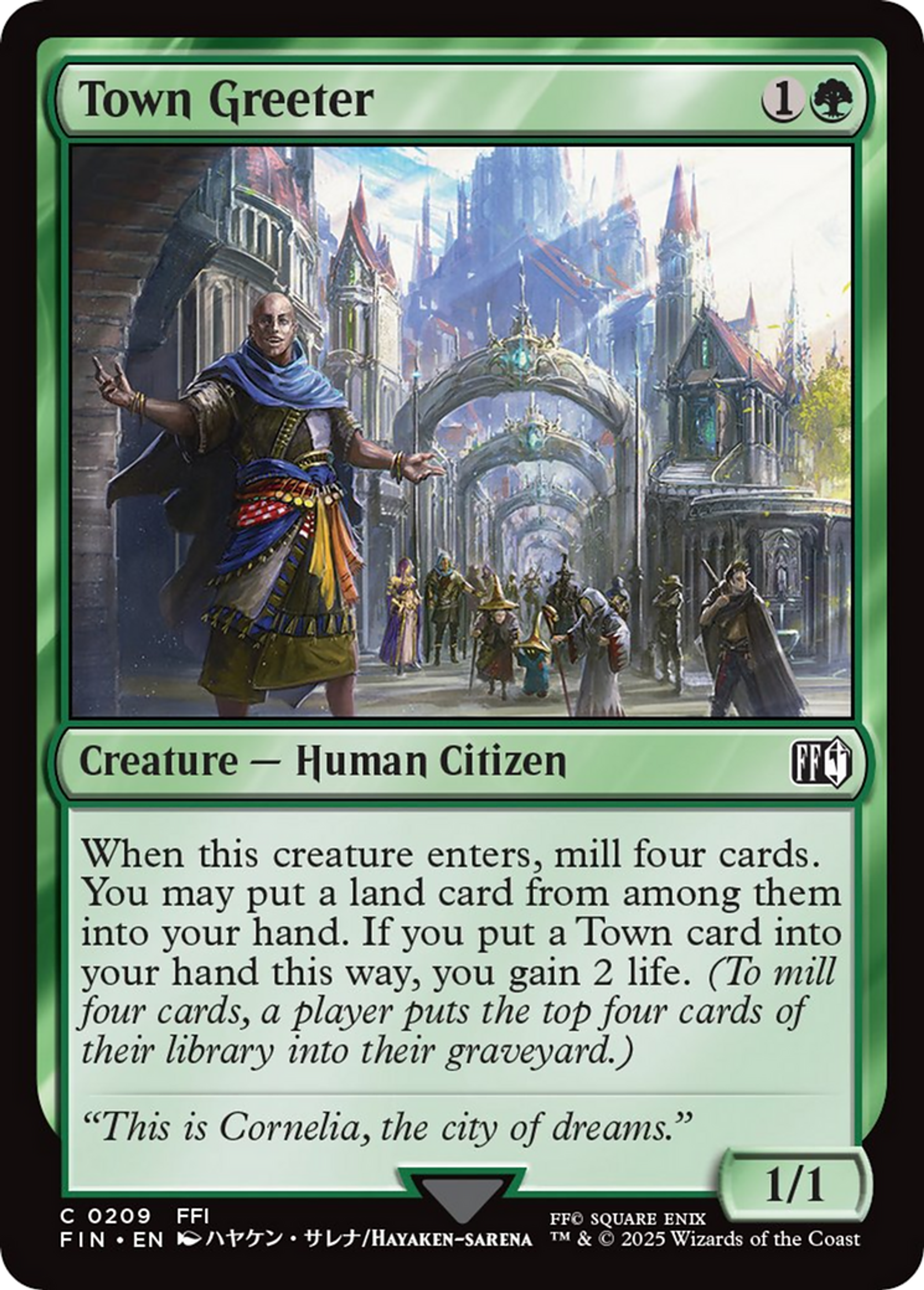 Hôte d'accueil de la ville — Final Fantasy — Magic: The Gathering