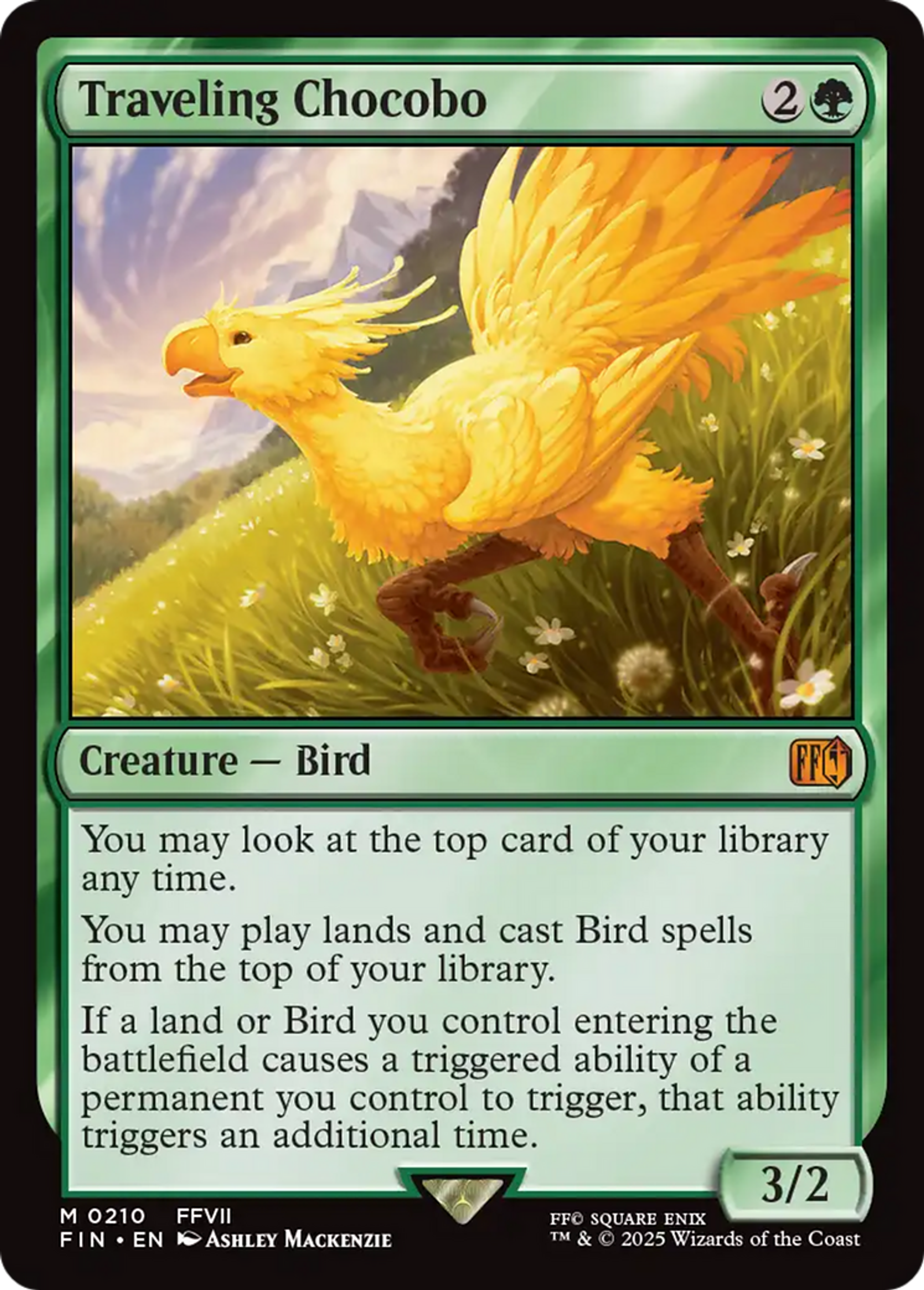 Traveling Chocobo — Final Fantasy — Magic: The Gathering