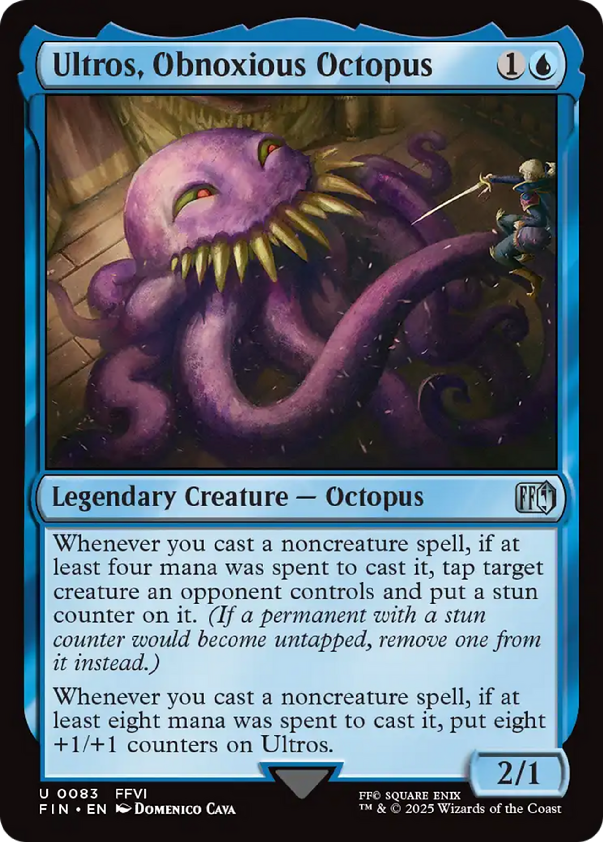 Ultros, Obnoxious Octopus — Final Fantasy — Magic: The Gathering