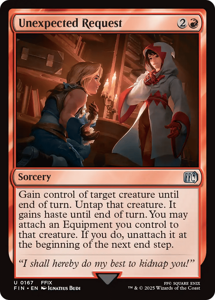 Unexpected Request — Final Fantasy — Magic: The Gathering