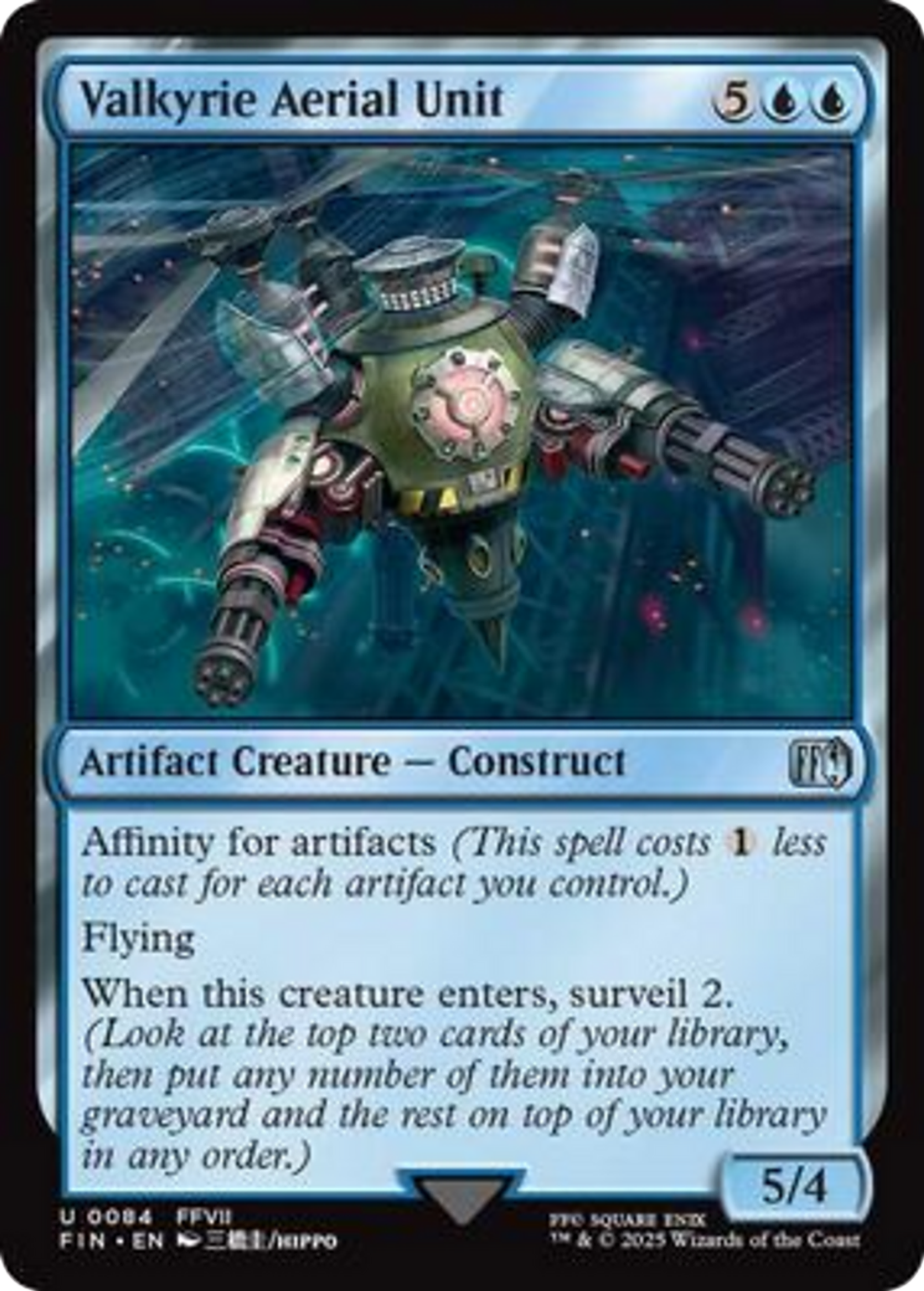 Valkyrie Aerial Unit — Final Fantasy — Magic: The Gathering