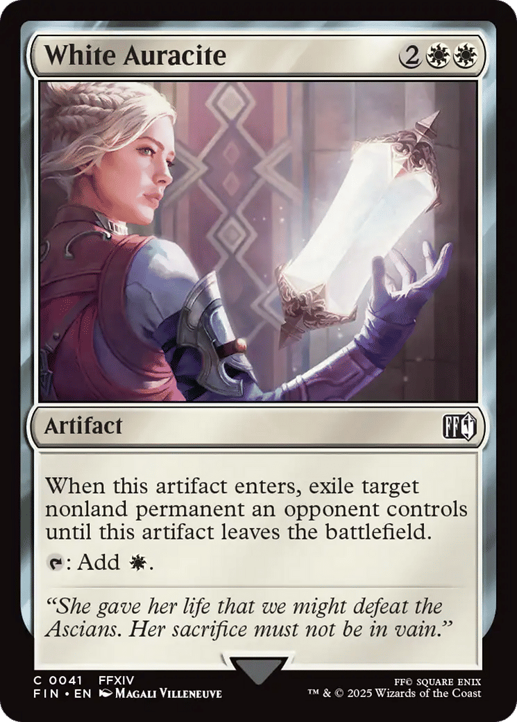 White Auracite — Final Fantasy — Magic: The Gathering