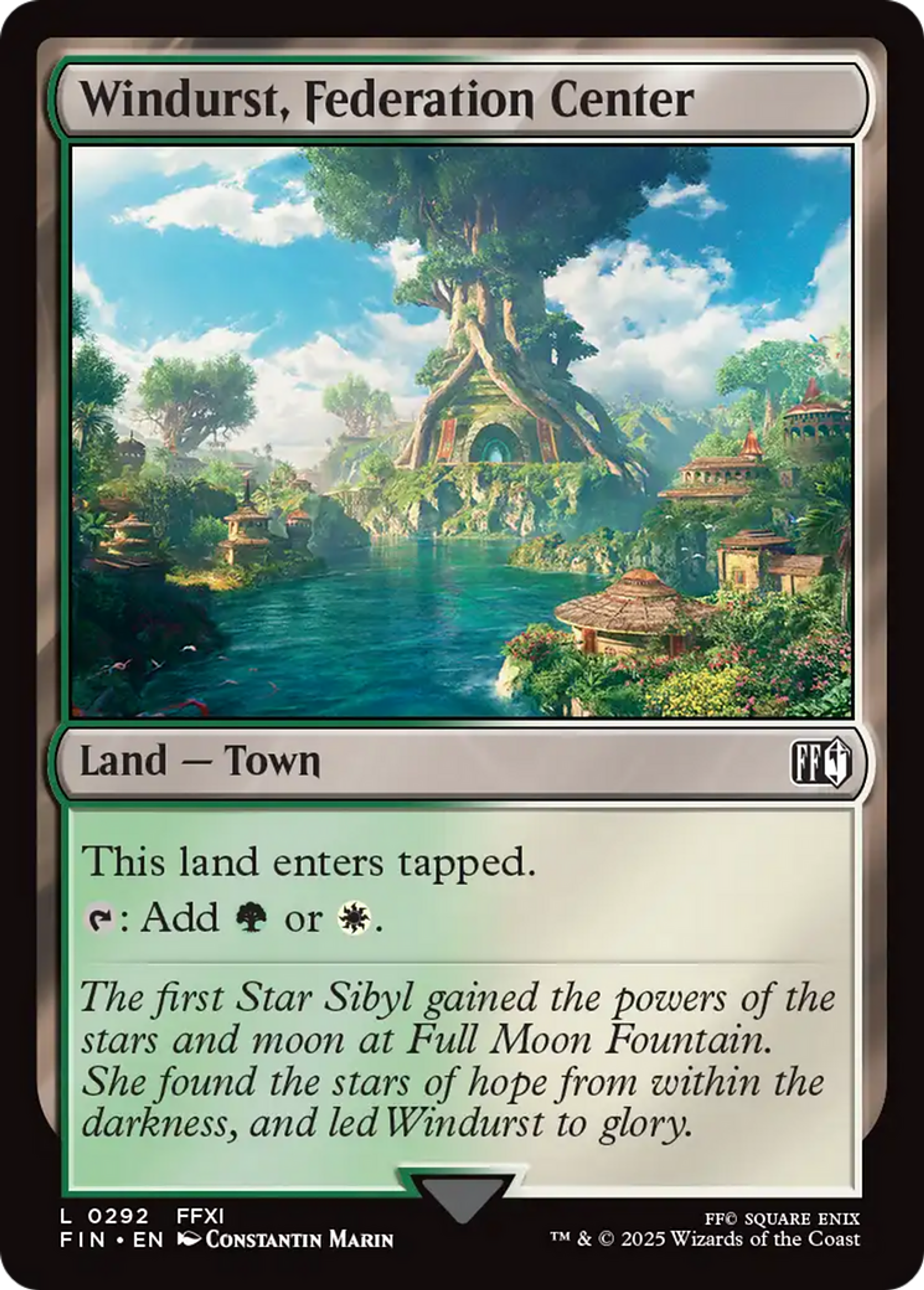 Windurst, Federation Center — Final Fantasy — Magic: The Gathering