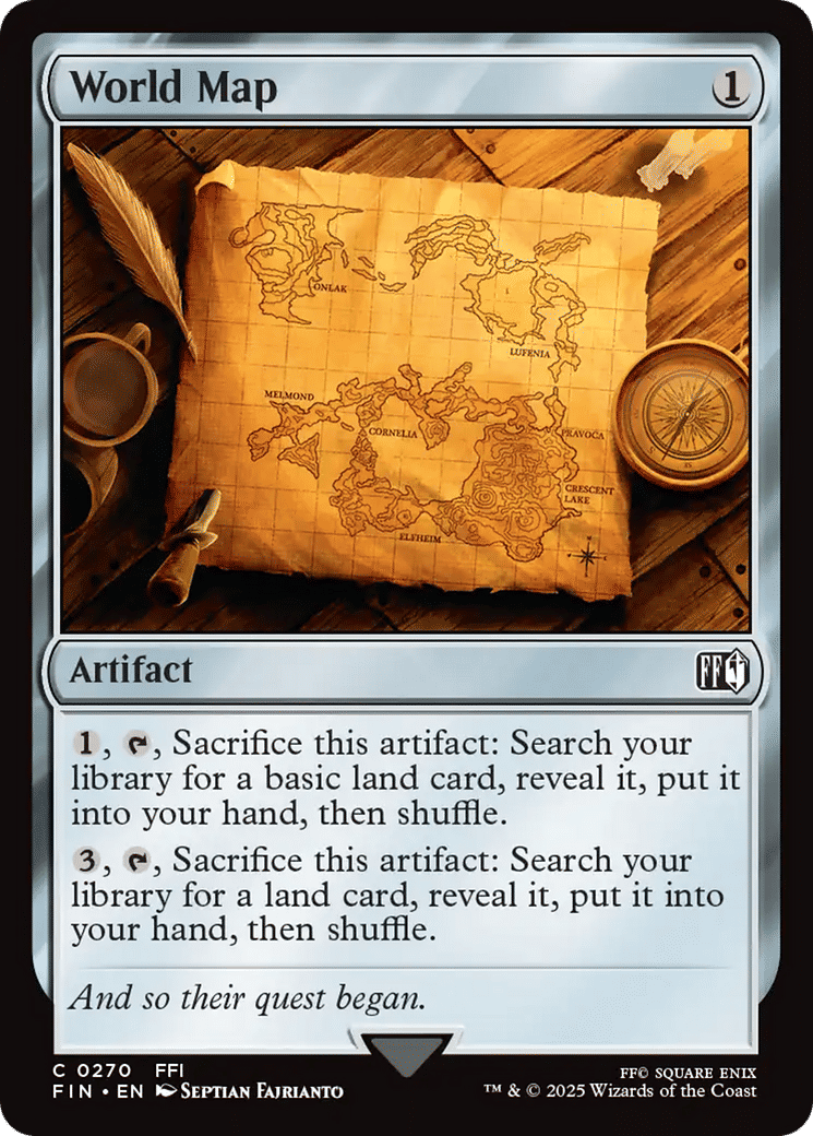 World Map — Final Fantasy — Magic: The Gathering