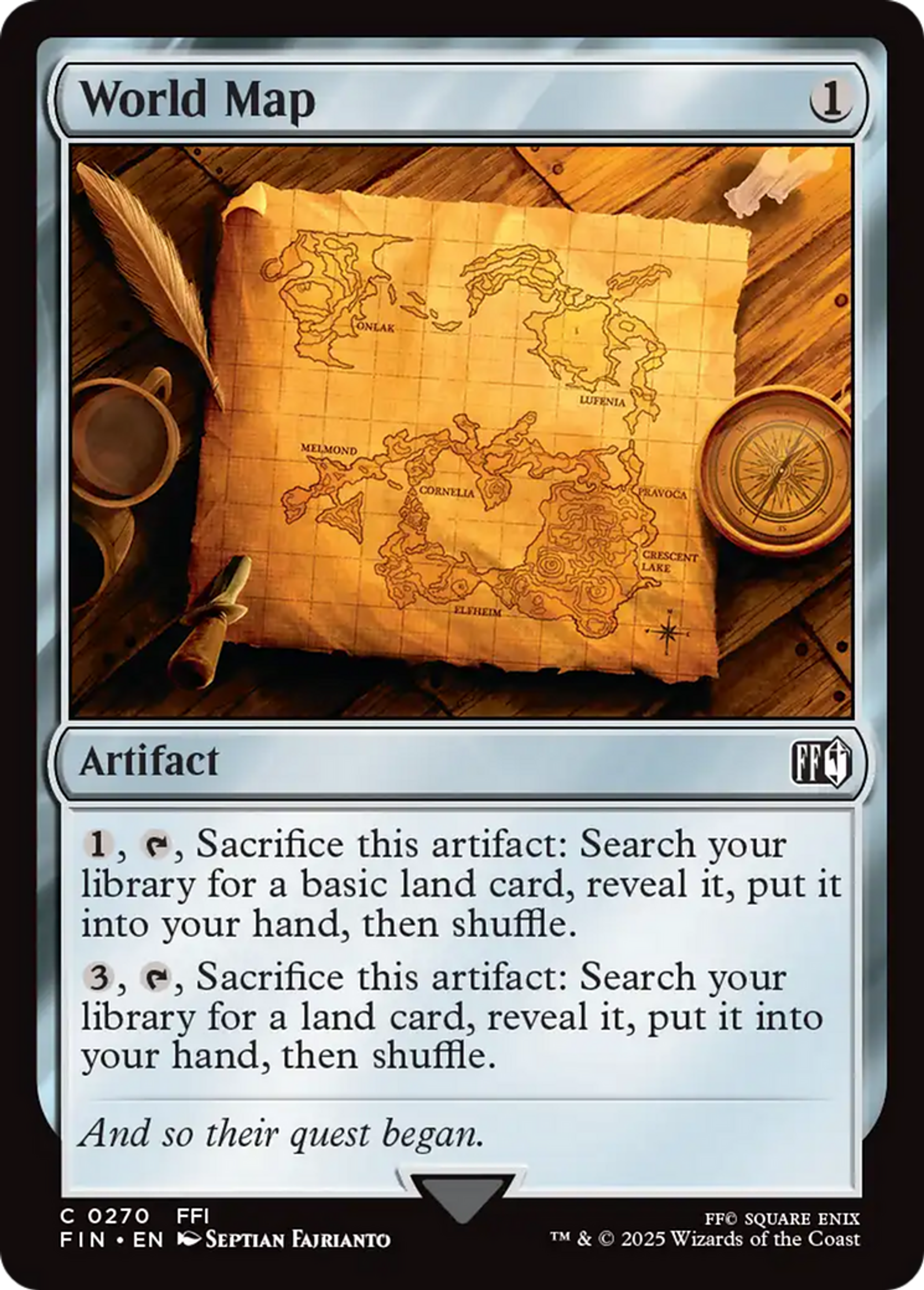 World Map — Final Fantasy — Magic: The Gathering