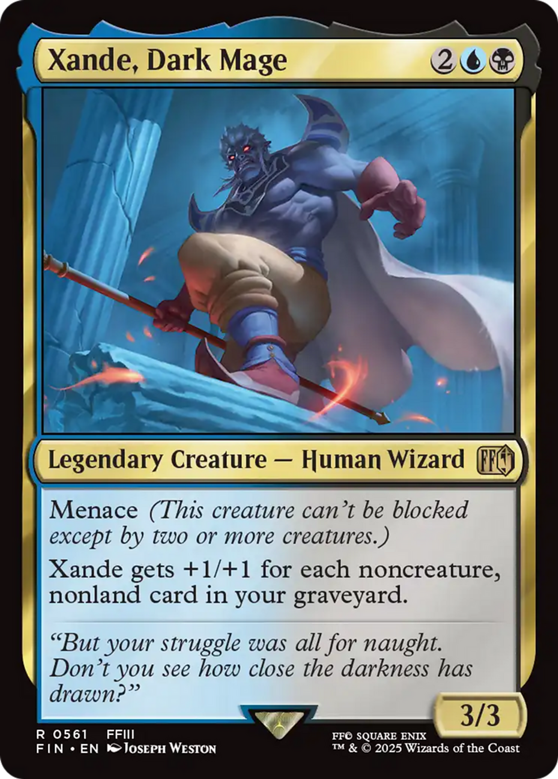 Xande, mage noir — Final Fantasy — Magic: The Gathering