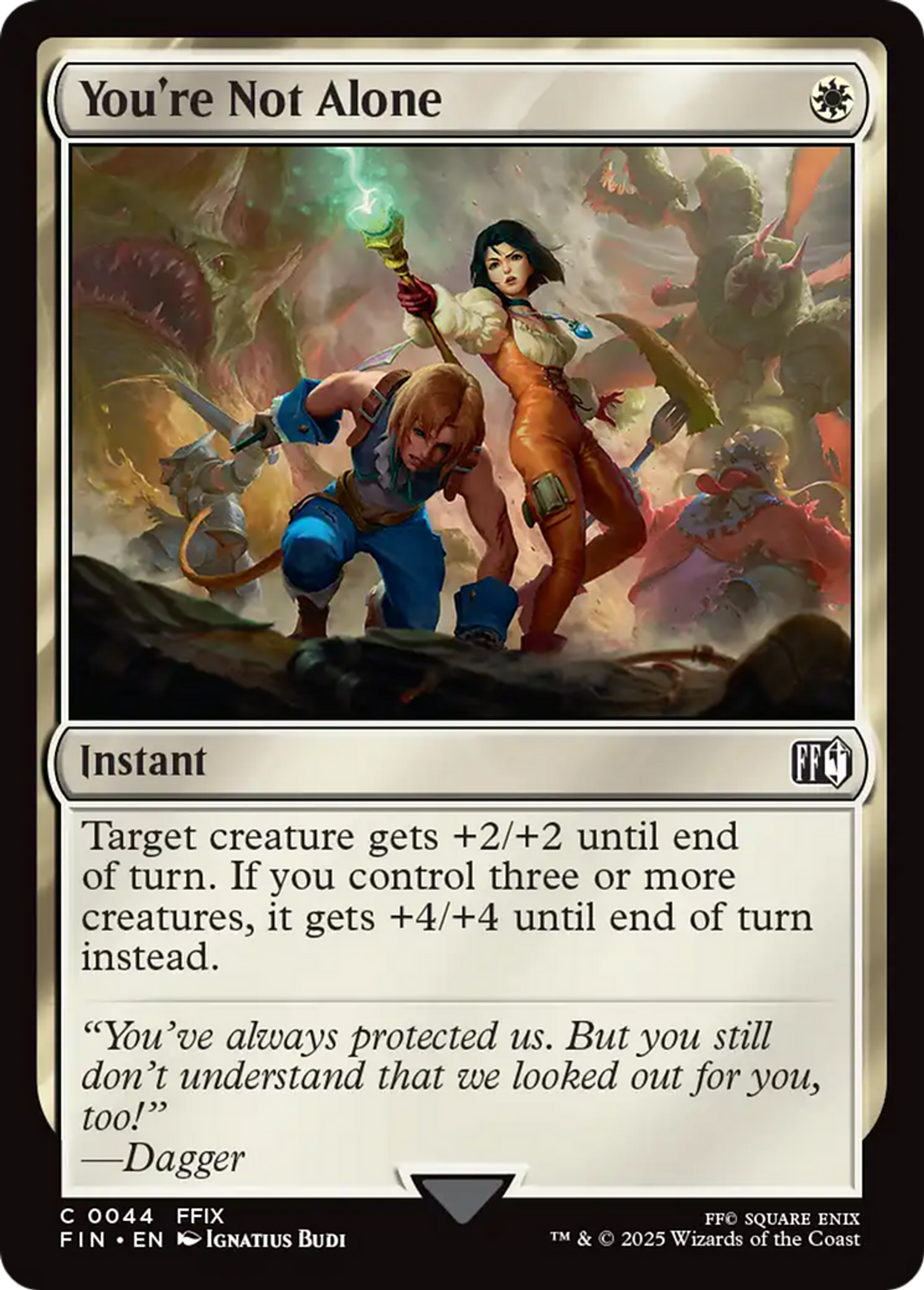 You're Not Alone — Final Fantasy — Magic: The Gathering