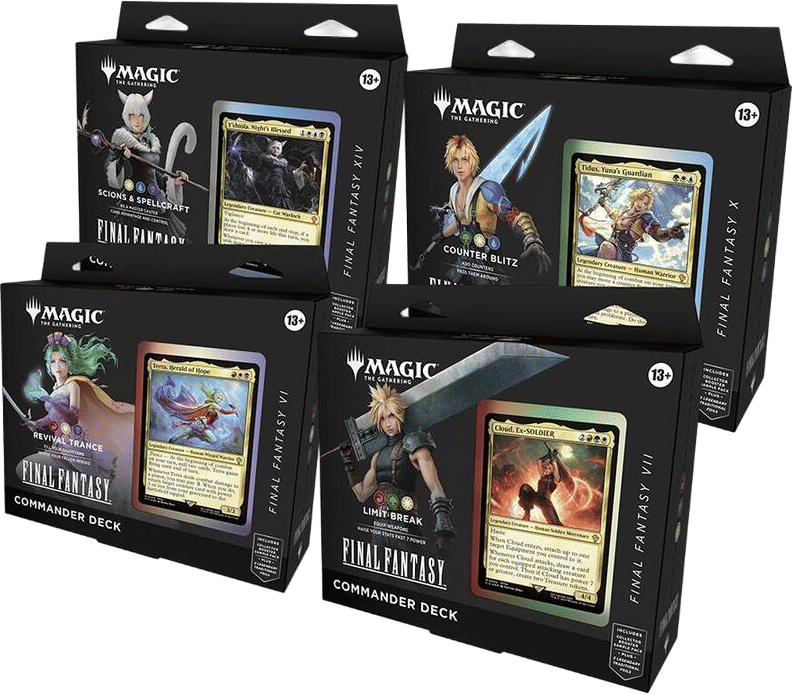 FINAL FANTASY Commander Deck Display — Final Fantasy Commander — Magic: The Gathering