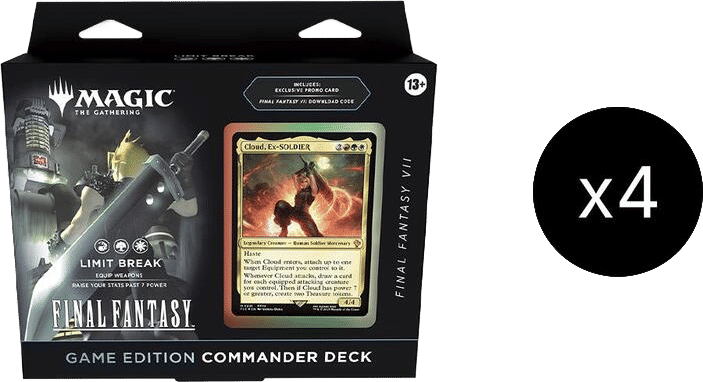 FINAL FANTASY Commander Deck FINAL FANTASY VII Limit Break Case Game Edition — Final Fantasy Commander — Magic: The Gathering