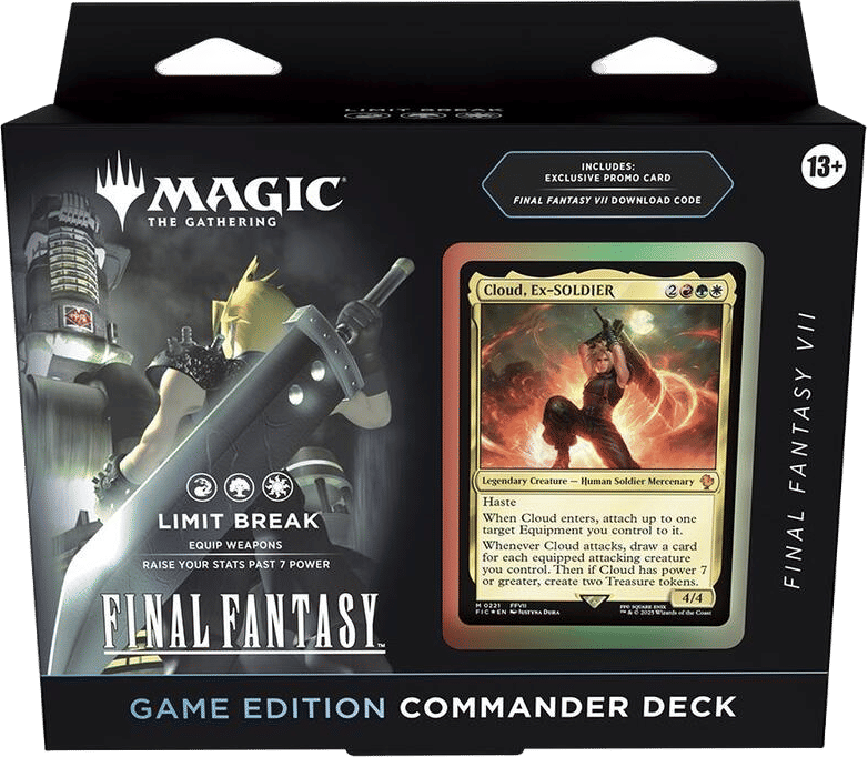 FINAL FANTASY Commander Deck FINAL FANTASY VII Limit Break Game Edition from Final Fantasy Commander - Magic: The Gathering