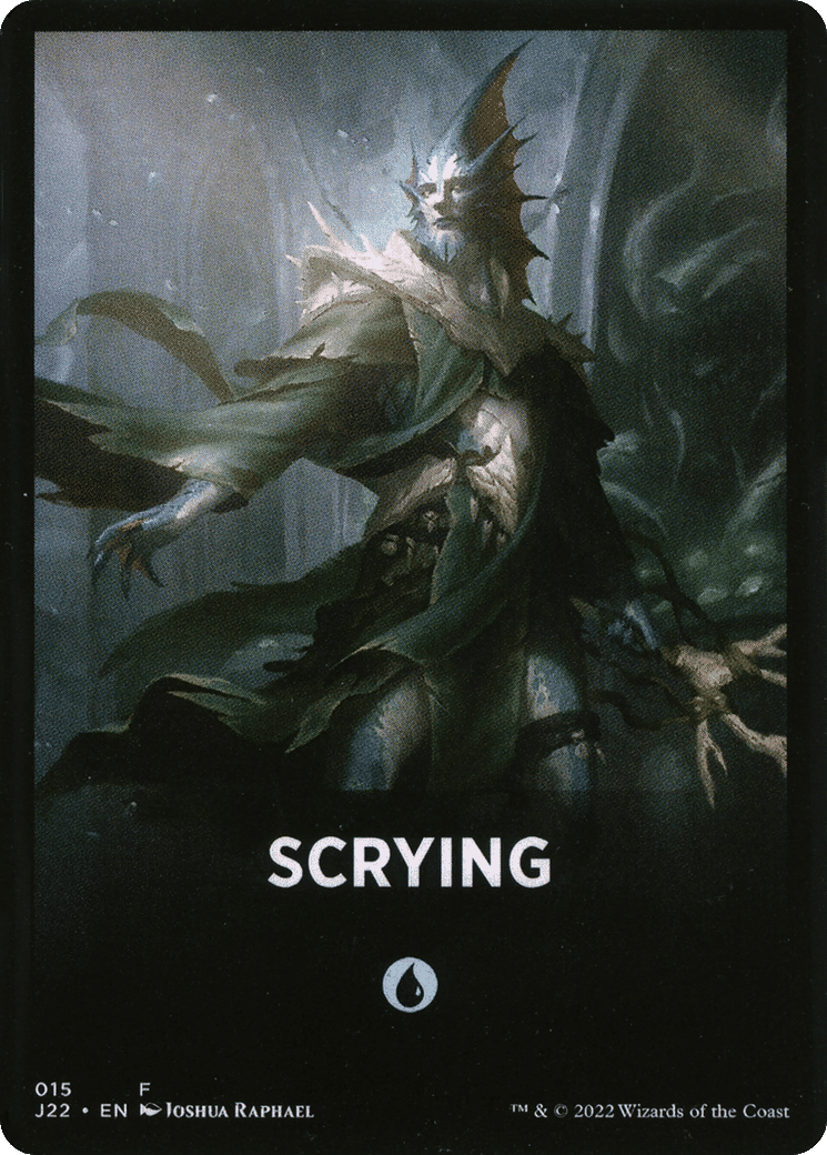 Scrying — Jumpstart 2022 Front Cards — Magic: The Gathering