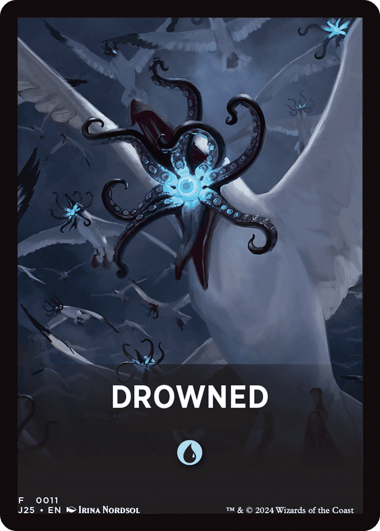 Drowned — Foundations Jumpstart Front Cards — Magic: The Gathering