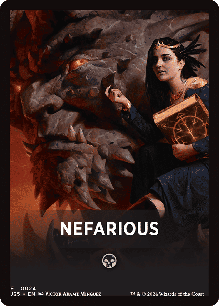 Nefarious — Foundations Jumpstart Front Cards — Magic: The Gathering