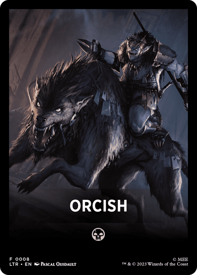 Orcish — Tales of Middle-earth Front Cards — Magic: The Gathering