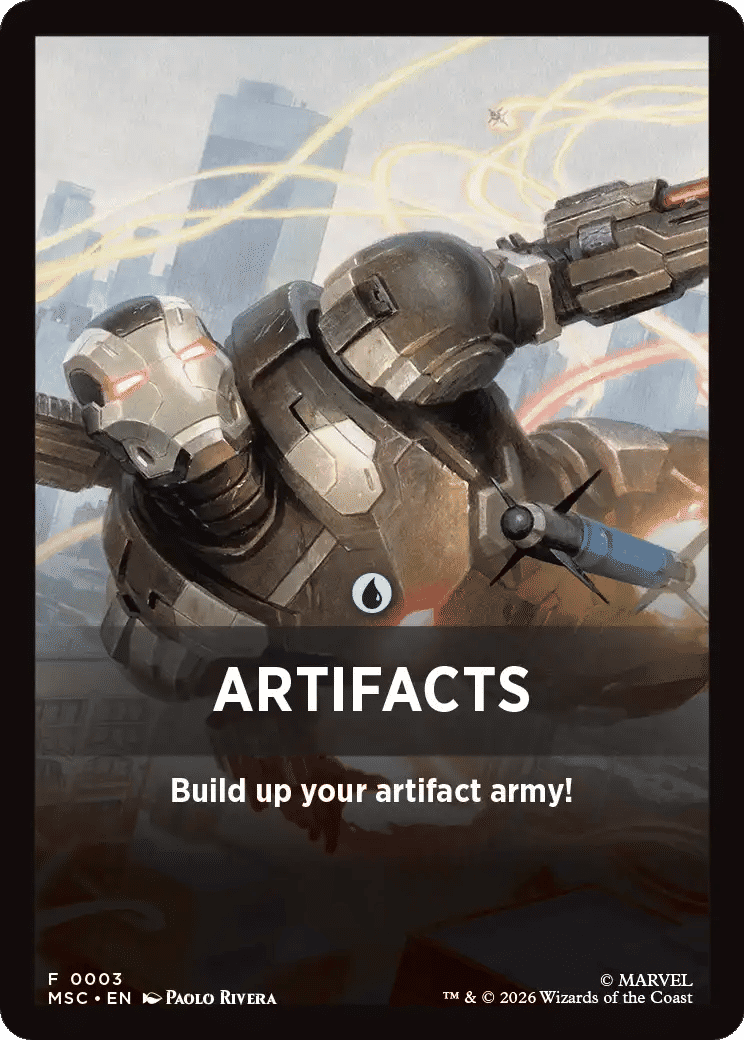 Artifacts — Marvel Super Heroes Jumpstart Front Cards — Magic: The Gathering