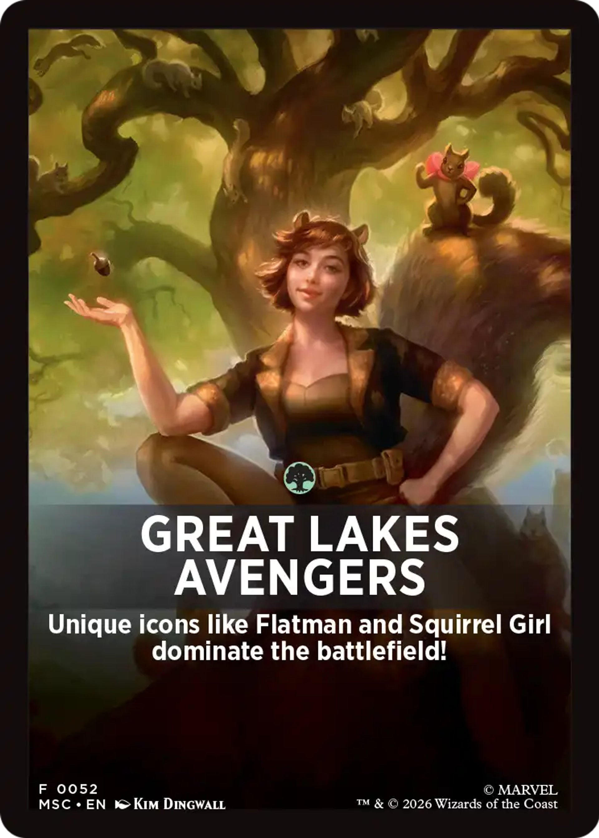 Great Lakes Avengers — Marvel Super Heroes Jumpstart Front Cards — Magic: The Gathering