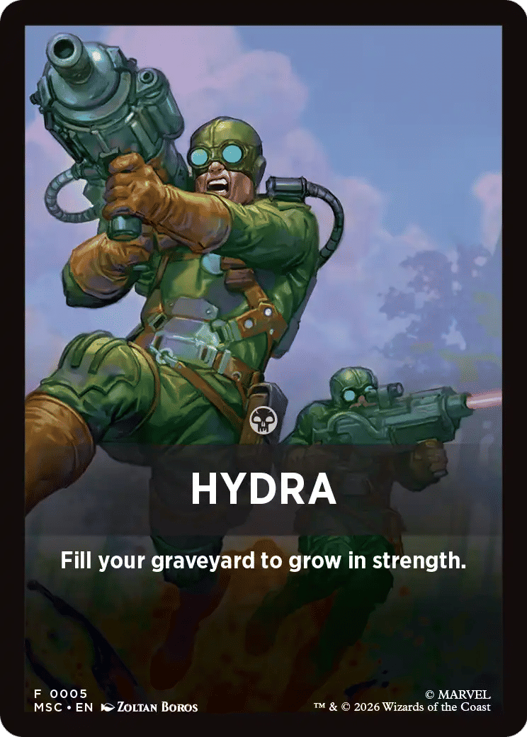 Hydra — Marvel Super Heroes Jumpstart Front Cards — Magic: The Gathering