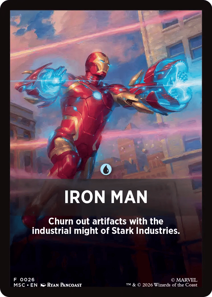 Iron Man — Marvel Super Heroes Jumpstart Front Cards — Magic: The Gathering