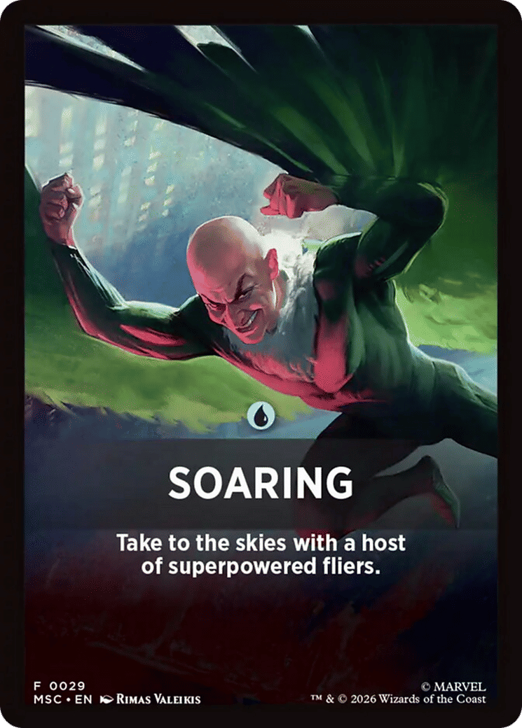 Soaring — Marvel Super Heroes Jumpstart Front Cards — Magic: The Gathering