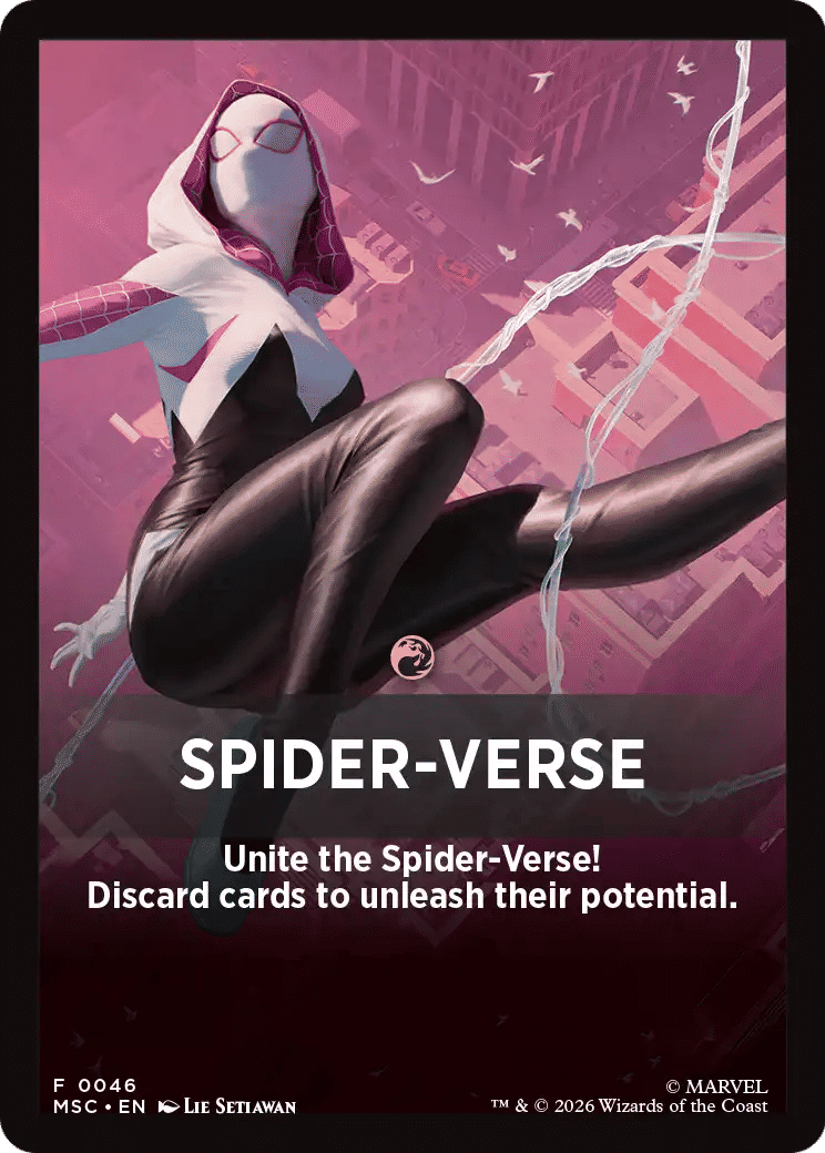 Spider-Verse — Marvel Super Heroes Jumpstart Front Cards — Magic: The Gathering