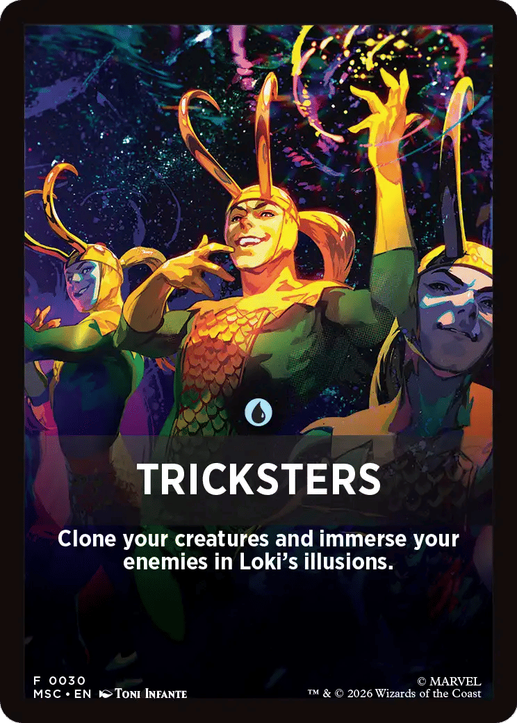 Tricksters — Marvel Super Heroes Jumpstart Front Cards — Magic: The Gathering