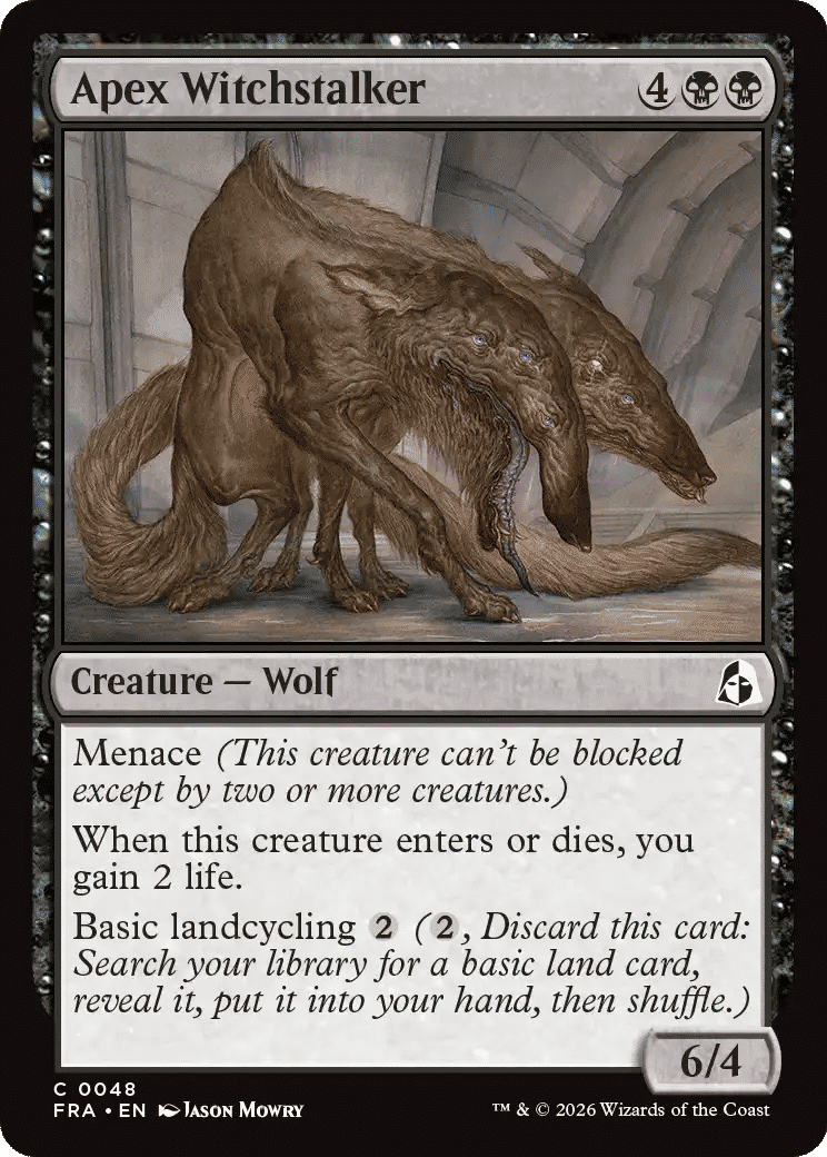 Apex Witchstalker — Reality Fracture — Magic: The Gathering
