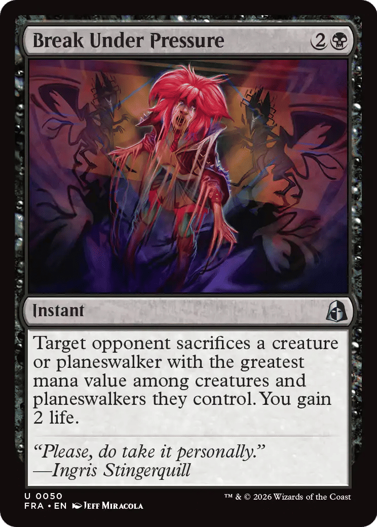 Break Under Pressure — Reality Fracture — Magic: The Gathering