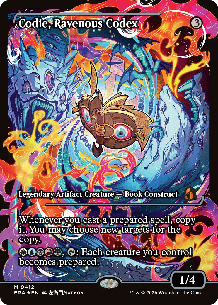 Codie, Ravenous Codex — Reality Fracture — Magic: The Gathering