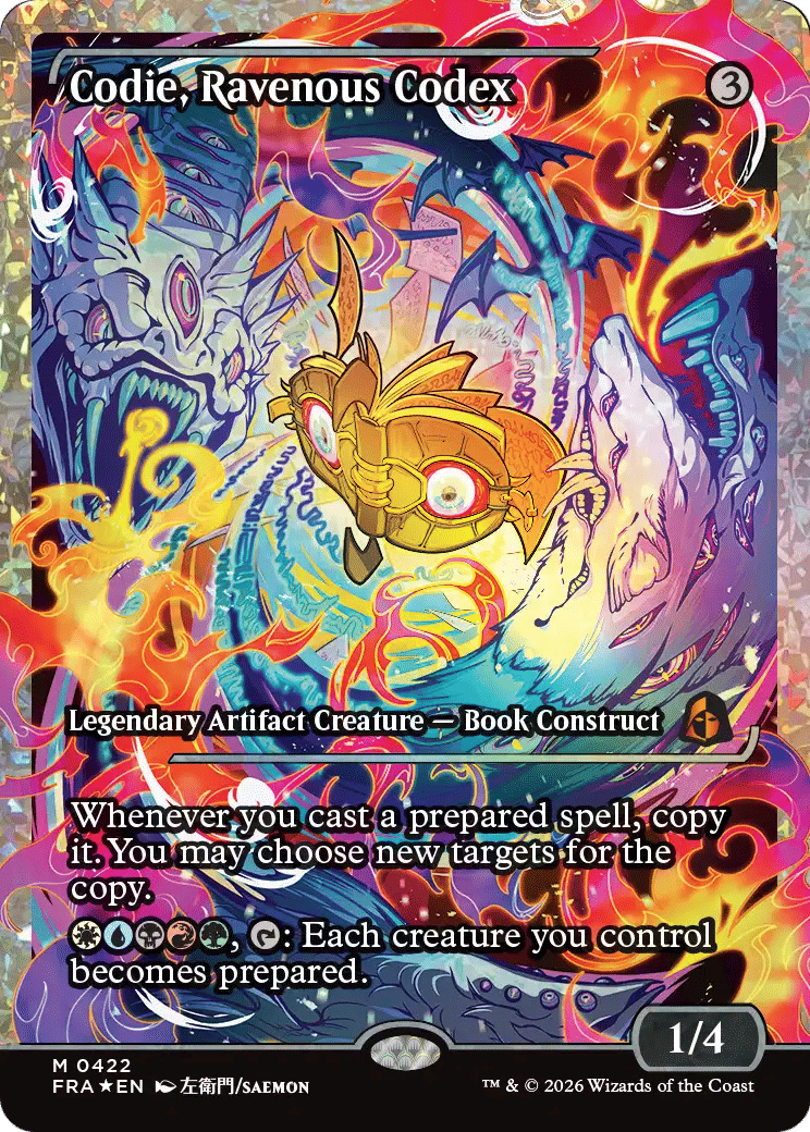 Codie, Ravenous Codex — Reality Fracture — Magic: The Gathering