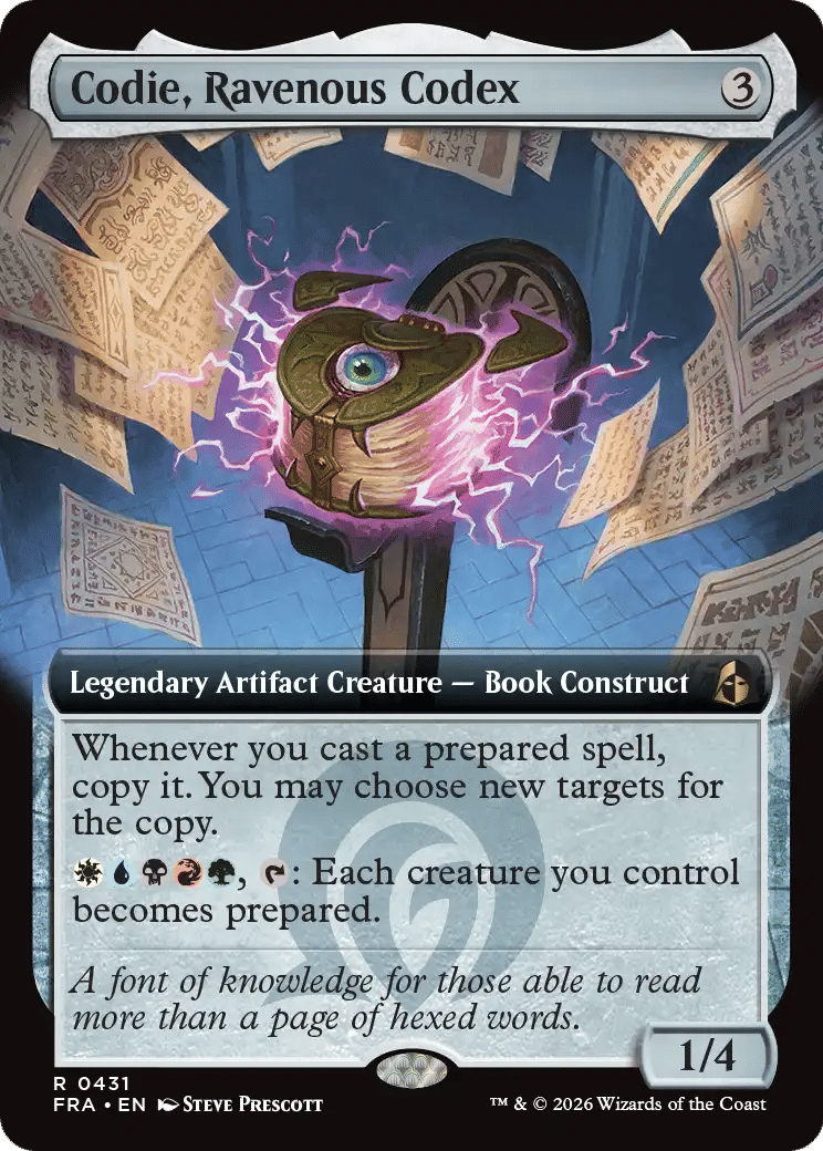 Codie, Ravenous Codex — Reality Fracture — Magic: The Gathering
