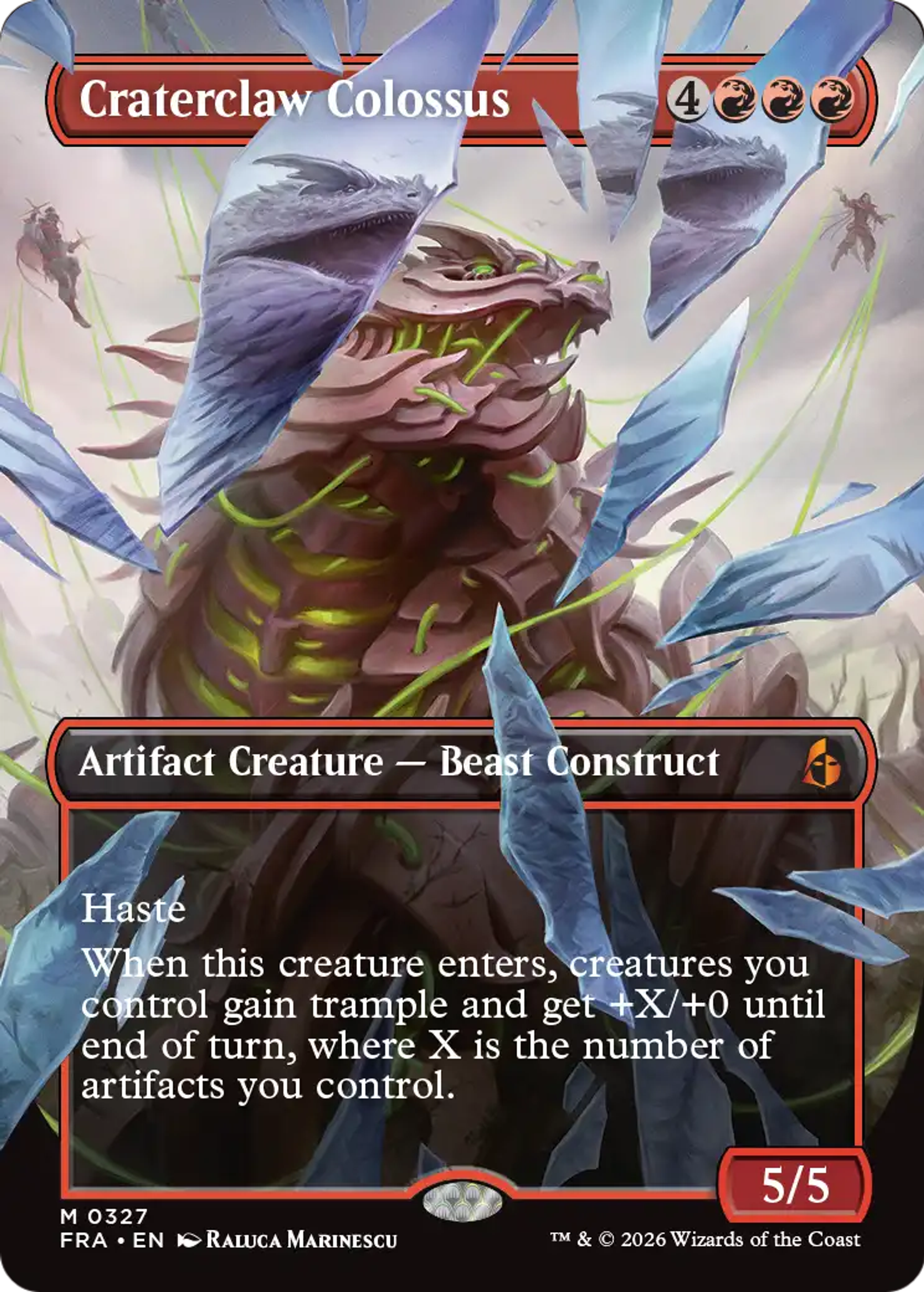 Craterclaw Colossus — Reality Fracture — Magic: The Gathering