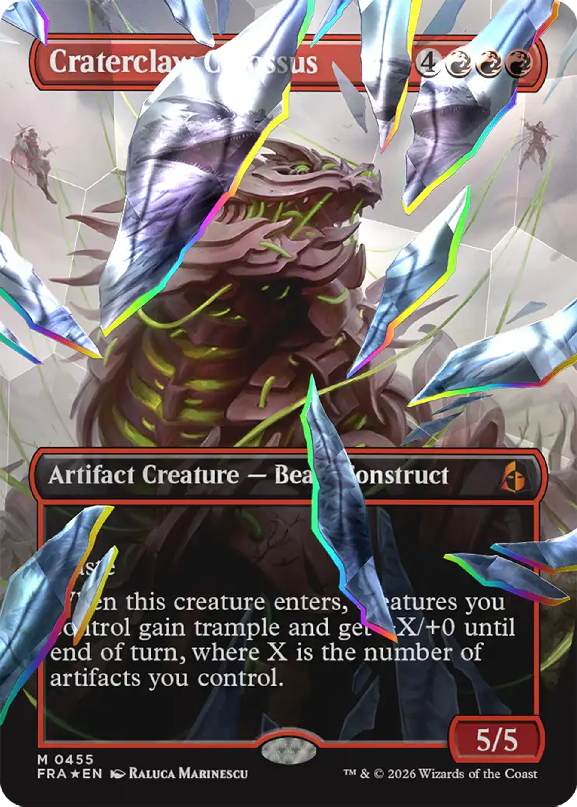 Craterclaw Colossus — Reality Fracture — Magic: The Gathering