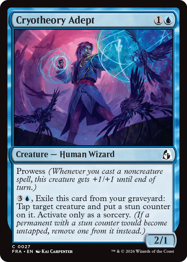 Cryotheory Adept — Reality Fracture — Magic: The Gathering