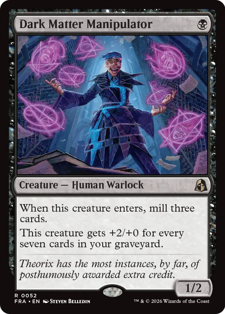 Dark Matter Manipulator — Reality Fracture — Magic: The Gathering