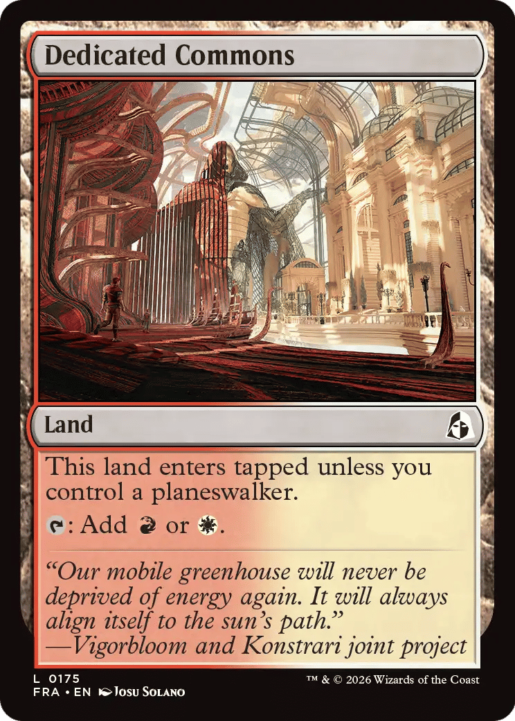 Dedicated Commons — Reality Fracture — Magic: The Gathering