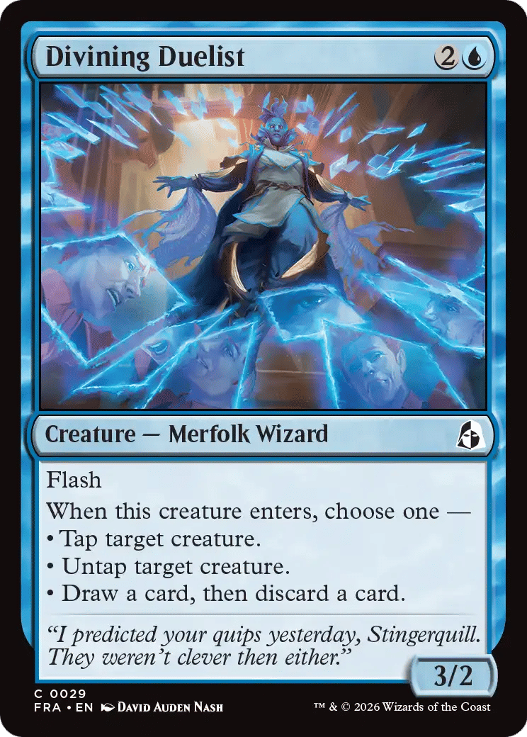 Divining Duelist — Reality Fracture — Magic: The Gathering