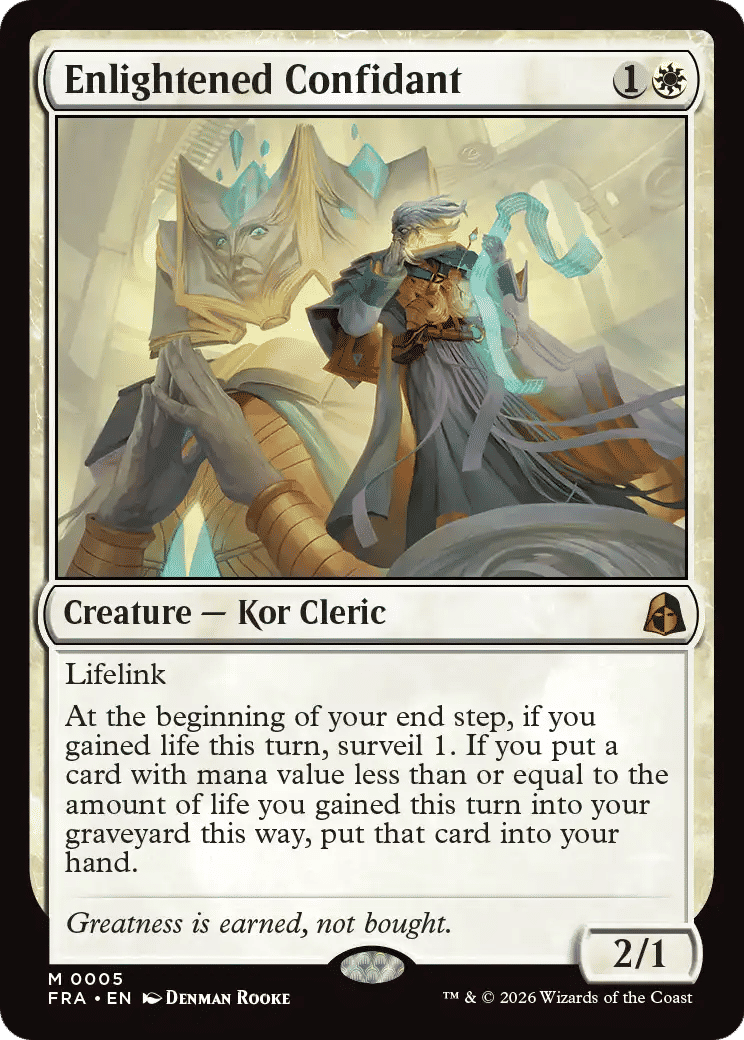 Enlightened Confidant — Reality Fracture — Magic: The Gathering