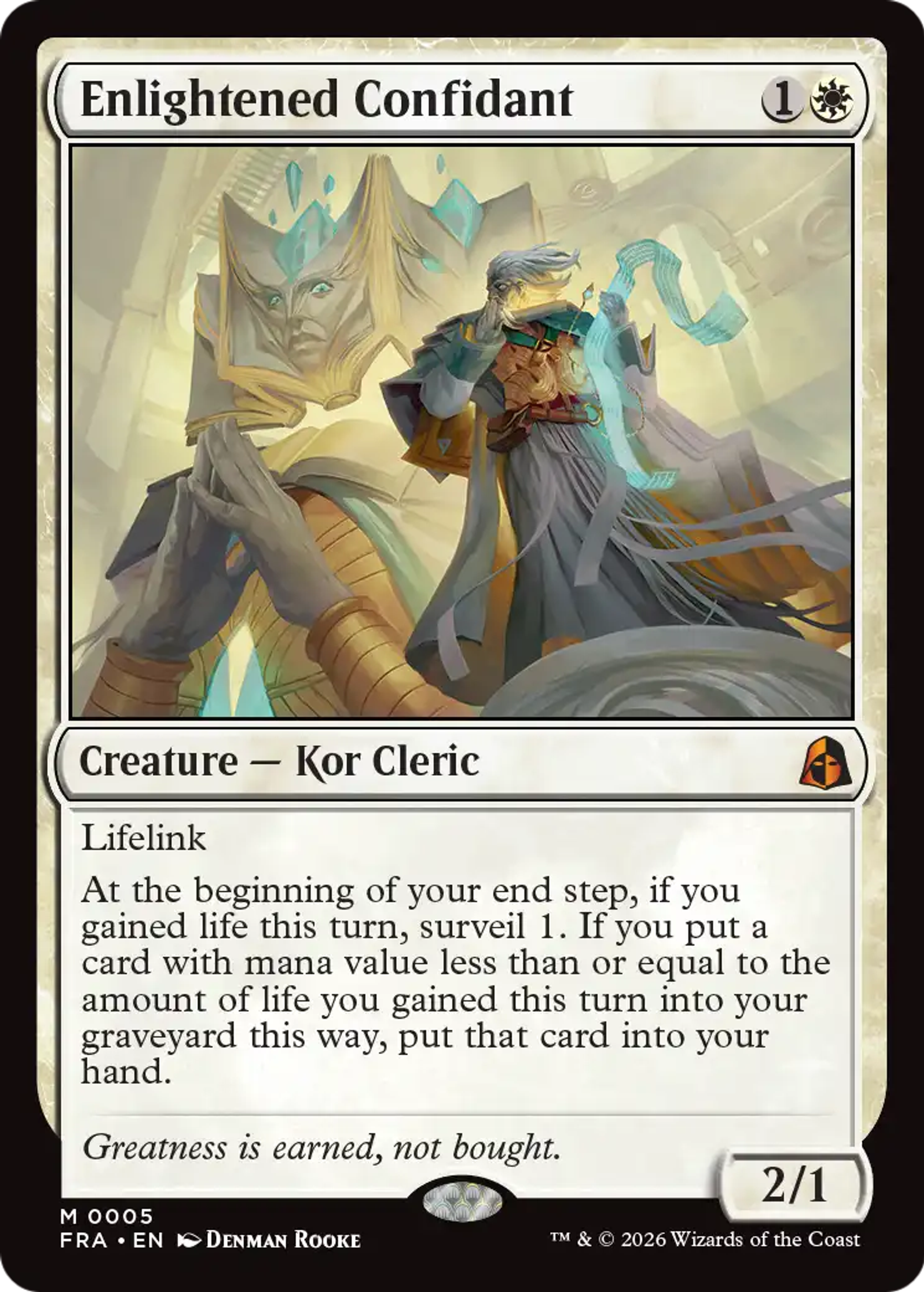 Enlightened Confidant — Reality Fracture — Magic: The Gathering