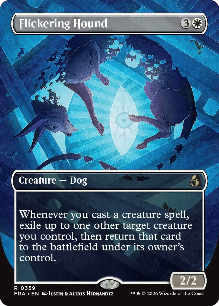 Flickering Hound — Reality Fracture — Magic: The Gathering
