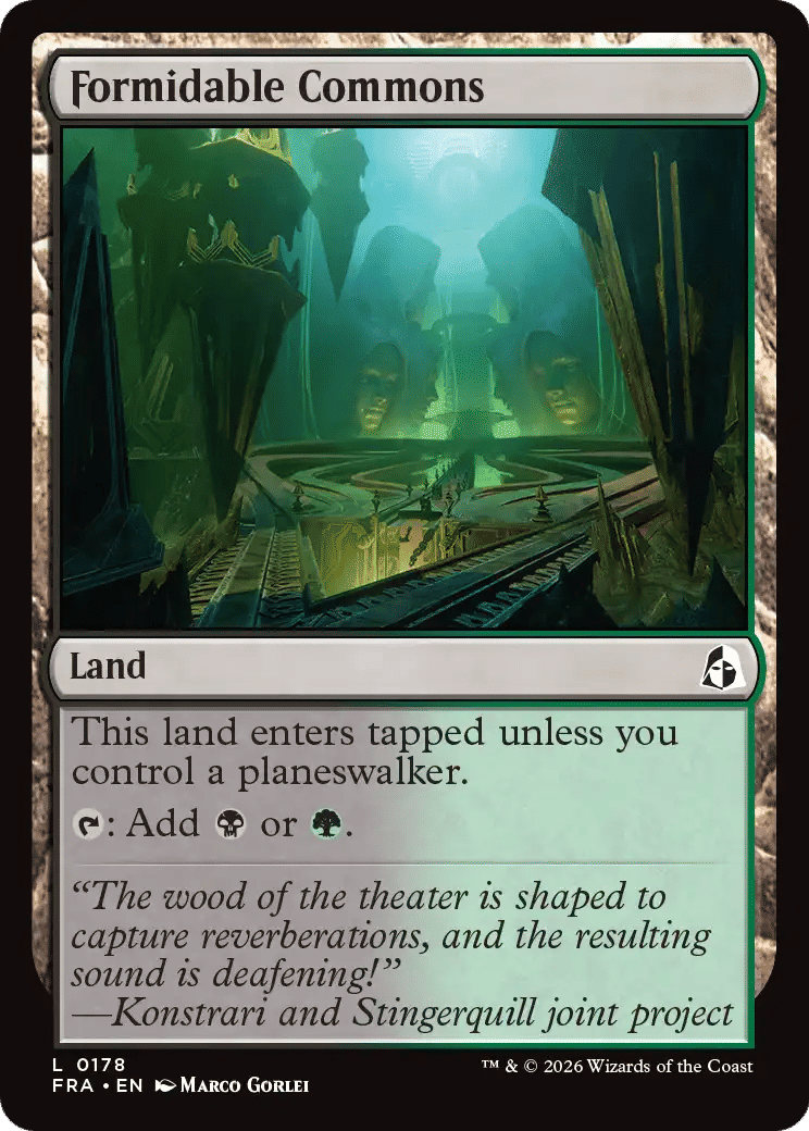 Formidable Commons — Reality Fracture — Magic: The Gathering