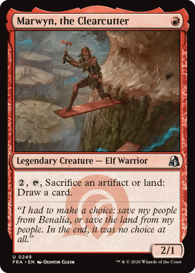 Marwyn, the Clearcutter — Reality Fracture — Magic: The Gathering