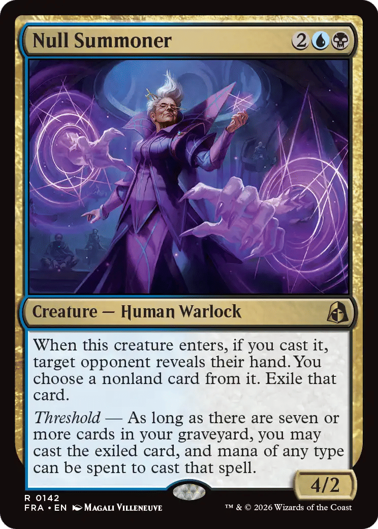 Null Summoner — Reality Fracture — Magic: The Gathering