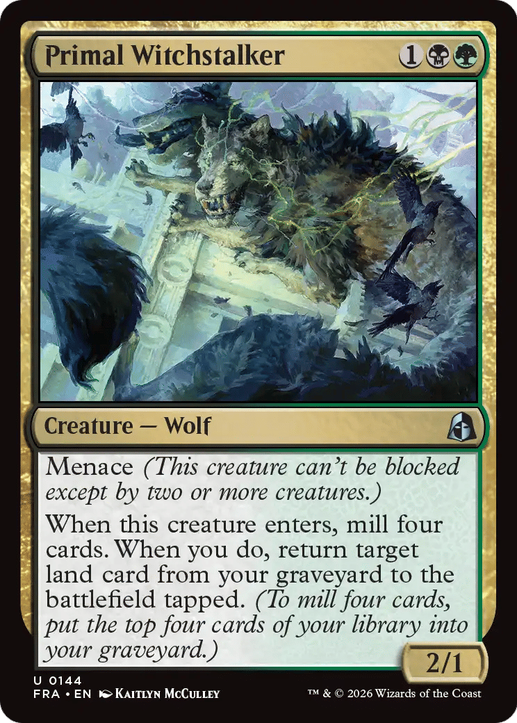 Primal Witchstalker — Reality Fracture — Magic: The Gathering