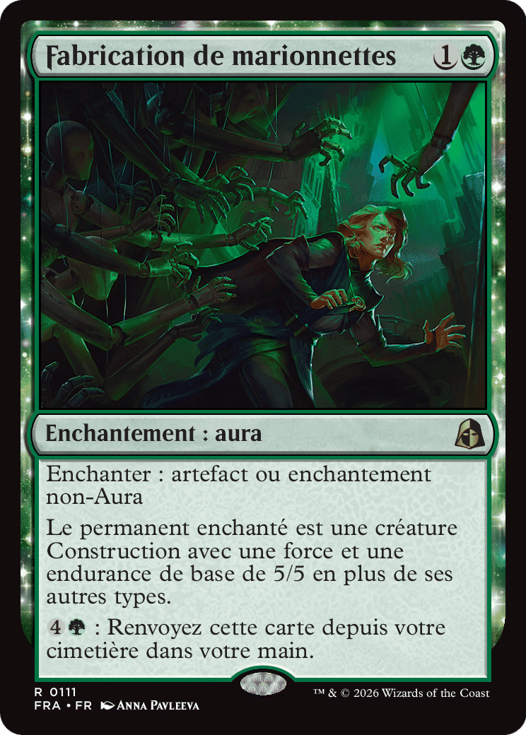 Fabrication de marionnettes — Reality Fracture — Magic: The Gathering