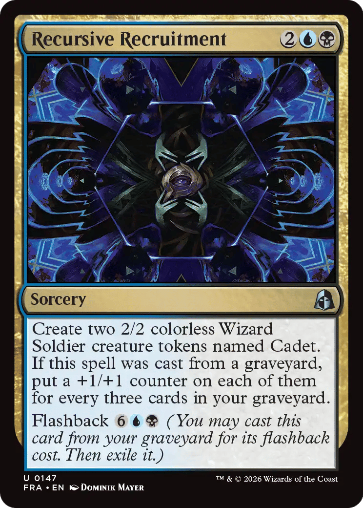 Recursive Recruitment — Reality Fracture — Magic: The Gathering