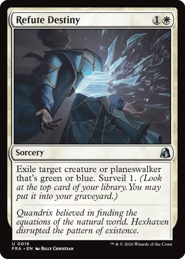 Refute Destiny — Reality Fracture — Magic: The Gathering