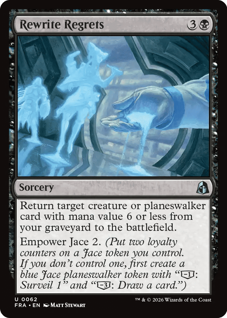 Rewrite Regrets — Reality Fracture — Magic: The Gathering