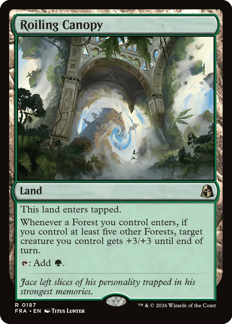 Roiling Canopy — Reality Fracture — Magic: The Gathering
